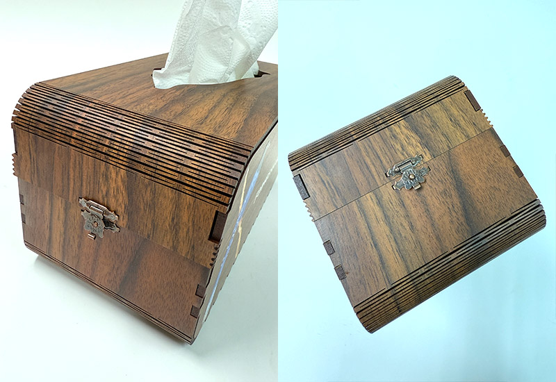 台灣藍鵲面紙盒